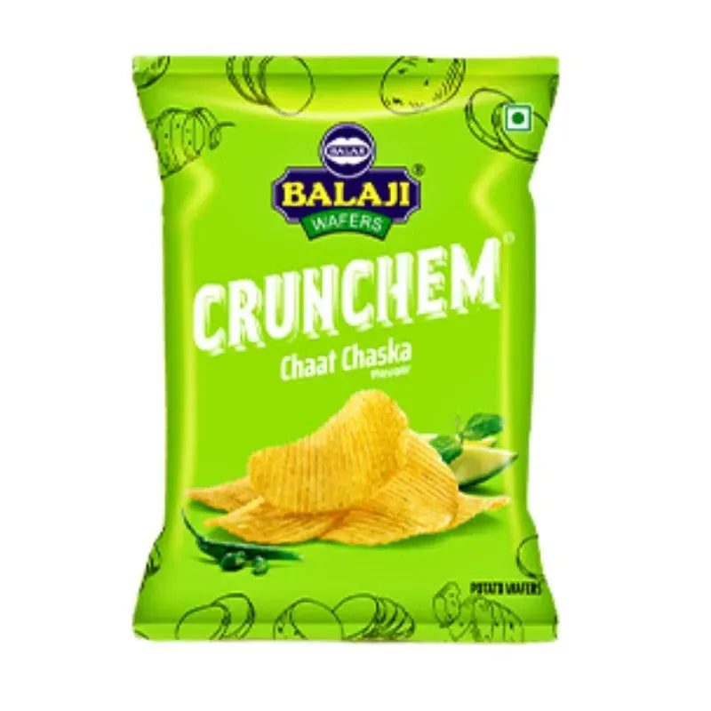 Balaji Crunchem Chaat Chaska Flavour Potato Wafers - 30g-Global Food Hub