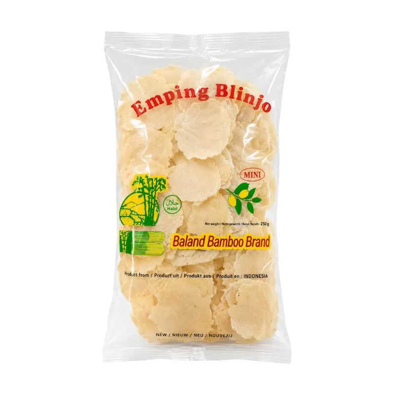 Baland Bamboo Emping Blinjo Crackers - 250g-Global Food Hub