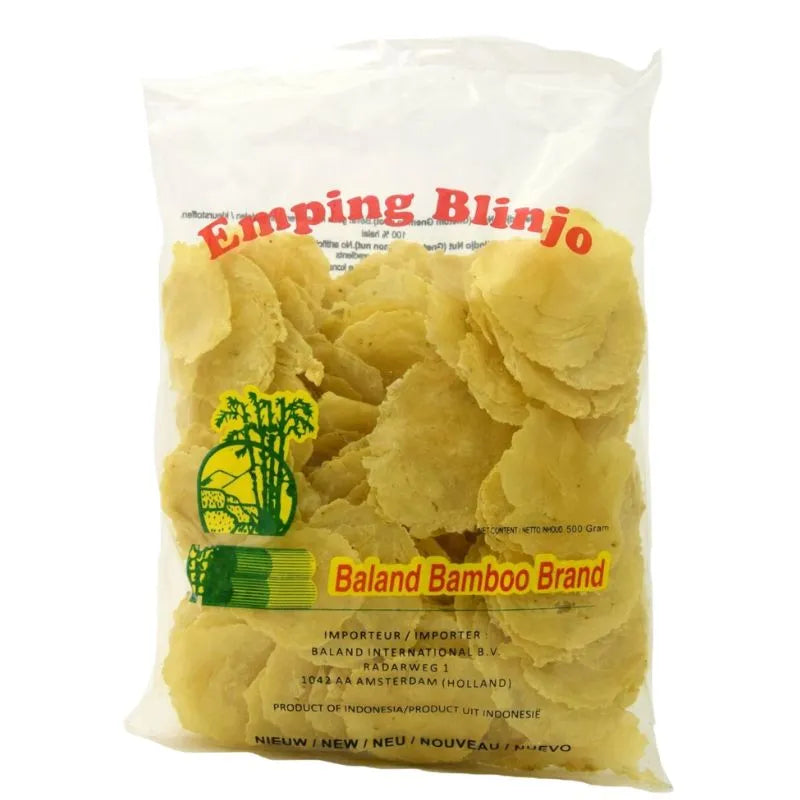 Baland Bamboo- Emping Blinjo-500 grams-Global Food Hub