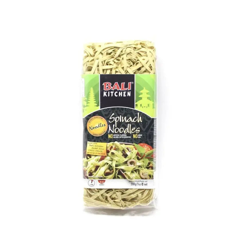 Bali Kitchen Spinach Noodles-200 grams-Global Food Hub