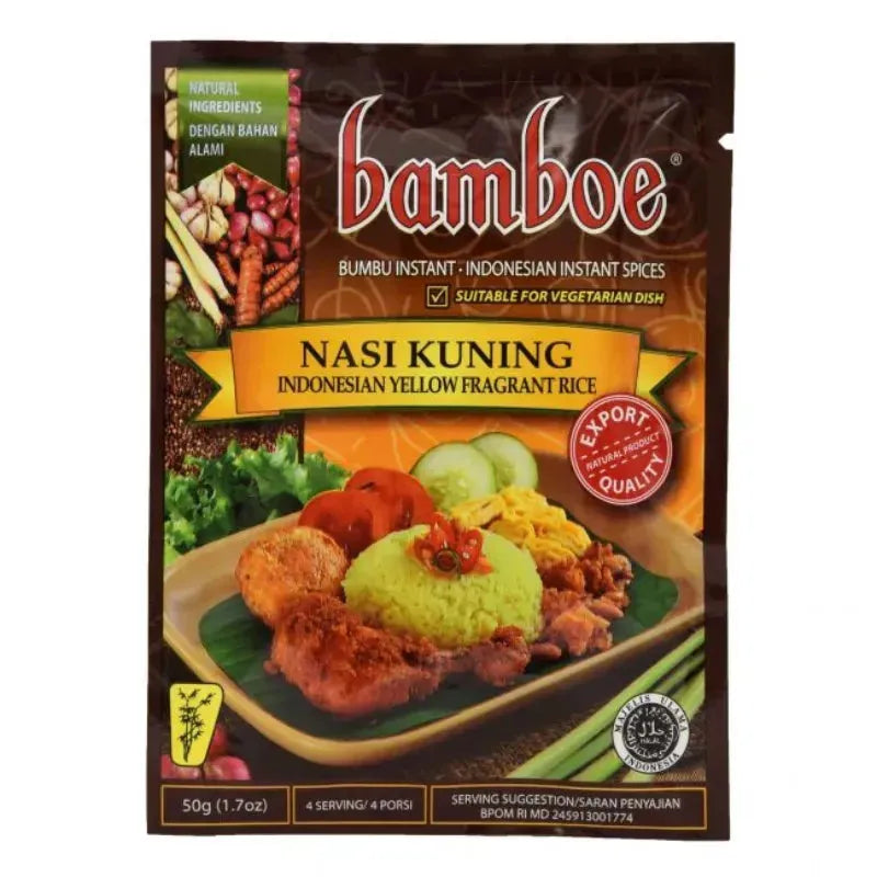 Bamboe Bumbu Nasi Kuning - 50g-Global Food Hub