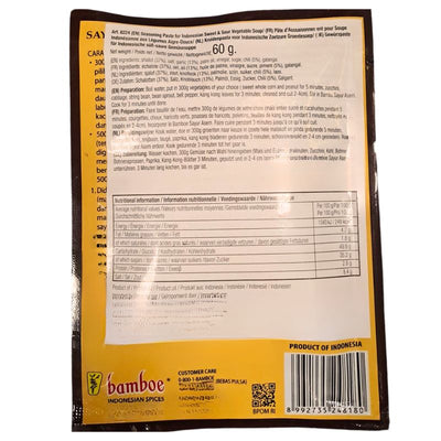Bamboe Bumbu Sayur Asem - 60g-Global Food Hub