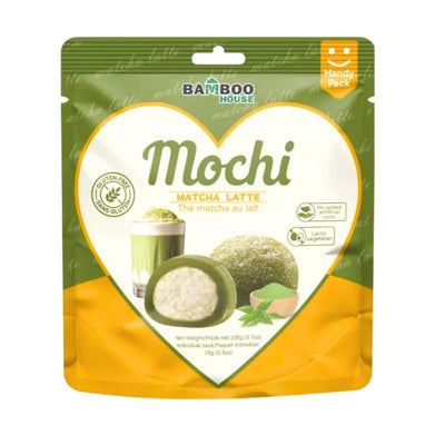Bamboo House Matcha Latte Mochi - 105g-Global Food Hub