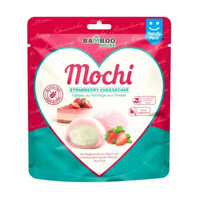 Bamboo House Strawberry Cheesecake Mochi - 105g-Global Food Hub