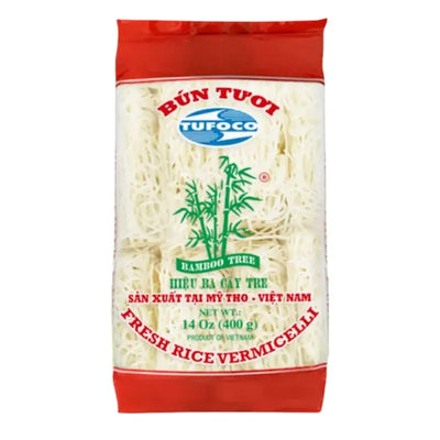 Bamboo Tree Fresh Rice Vermicelli 8pcs - 400g-Global Food Hub