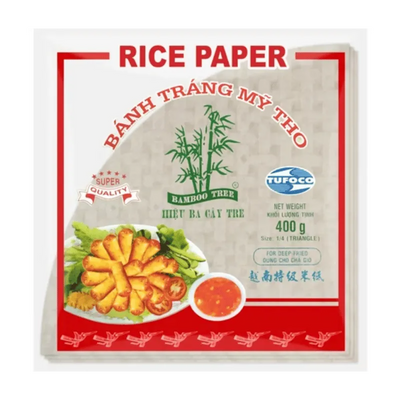 Bamboo Tree Triangle Fried Rice Paper For Spring Roll - 400g-Global Food Hub