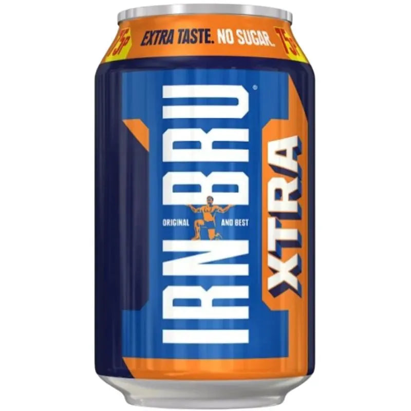 Barr's Irn Bru / Irn Brew Xtra PM75p - 330ml-Global Food Hub