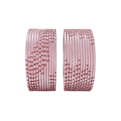 Bella Adults Bangles Set of 24 - Baby Pink - Size 2.4-Global Food Hub