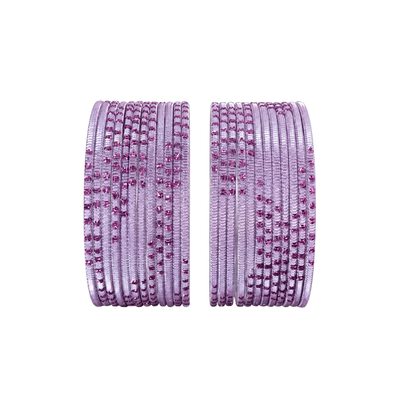 Bella Adults Bangles Set of 24 - Lavender - Size 2.4-Global Food Hub