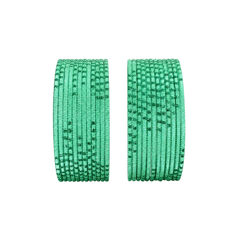 Bella Adults Bangles Set of 24 - Mint Green - Size 2.8-Global Food Hub