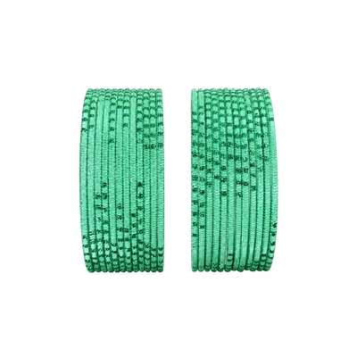 Bella Adults Bangles Set of 24 - Mint Green - Size 2.8-Global Food Hub