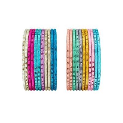 Bella Adults Bangles Set of 24 - Multicolour - Size 2.6-Global Food Hub