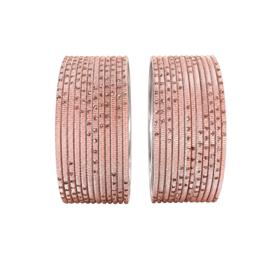Bella Adults Bangles Set of 24 - Rose Gold - Size 2.6-Global Food Hub