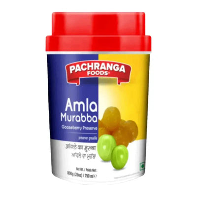 Best Before 1 October'24Pachranga Amla Murabba - 800g-Global Food Hub