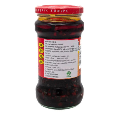Best Before 1 September '25 - Lao Gan Ma - Fermented Soybean in Chilli Oil 280g-Global Food Hub