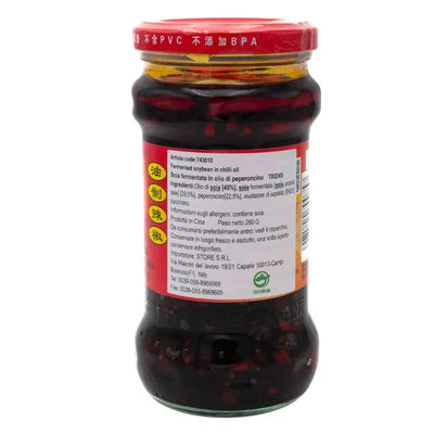Best Before 1 September '25 - Lao Gan Ma - Fermented Soybean in Chilli Oil 280g-Global Food Hub
