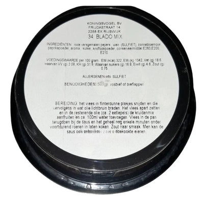 Best Before 15 Feb '26 Koningsvogel Boemboe Blado - 100g-Global Food Hub