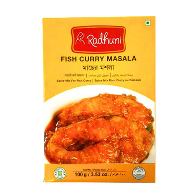 Best Before 17th Aug'2026 Radhuni Fish Curry Masala - 100g-Global Food Hub