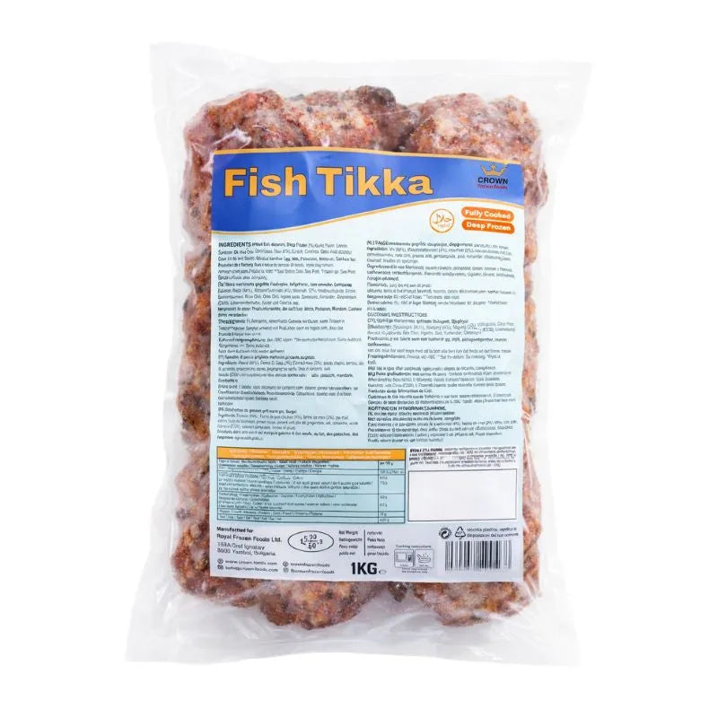 Best Before 18 September 2026 - Crown Frozen Fish Tikka - 1Kg-Global Food Hub