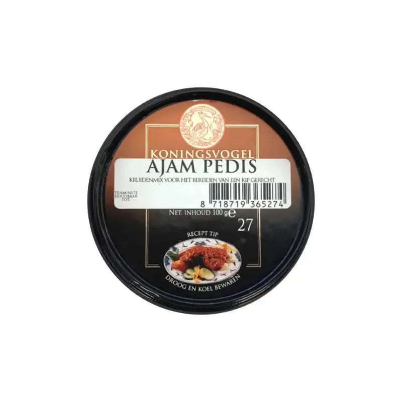 Best Before 18 September'25 Koningsvogel Boemboe Ajam Pedis - 100g-Global Food Hub