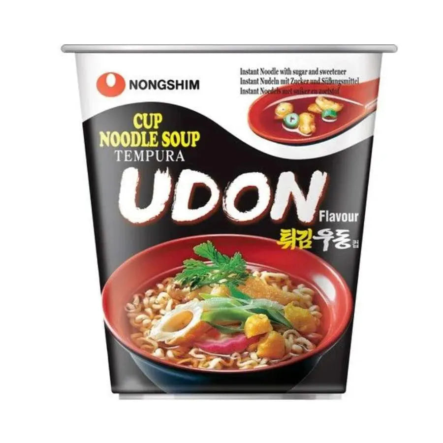 Best Before 20 December'24 Nongshim Instant CUP Noodles Tempura Udon - 111g-Global Food Hub