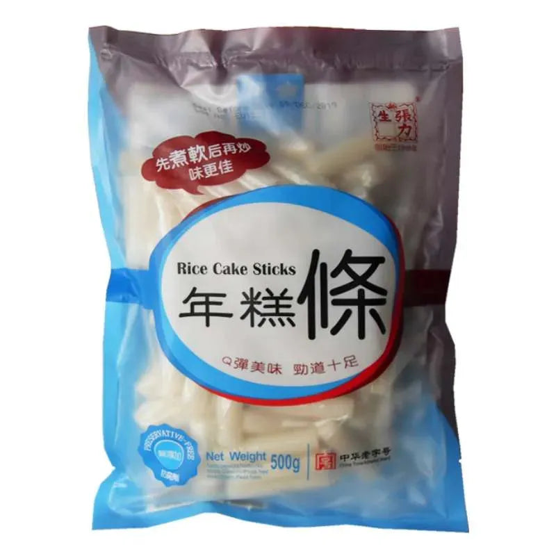 Best Before 20 Feb '25 - Chang Li Sheng Topokki / Rice Cakes (Sticks) - 500g-Global Food Hub