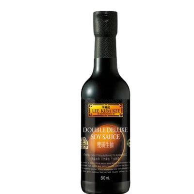 Best Before 21 August'25 LKK Double Deluxe Soy Sauce - 500ml-Global Food Hub