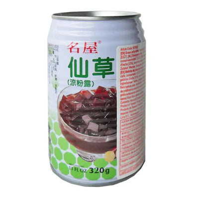 Best Before 21 March'25 Famous House Grass Jelly Drink (price incl. deposit) - 340ml-Global Food Hub