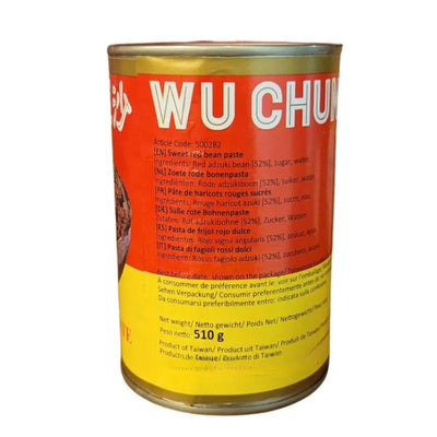 Best Before 21st September'26 Wu Chung Sweetened Red Bean Paste - 510g-Global Food Hub