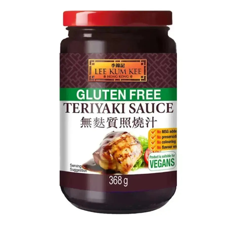 Best Before 22 February'26 LKK Glutenfree Teriyaki Sauce - 368g-Global Food Hub