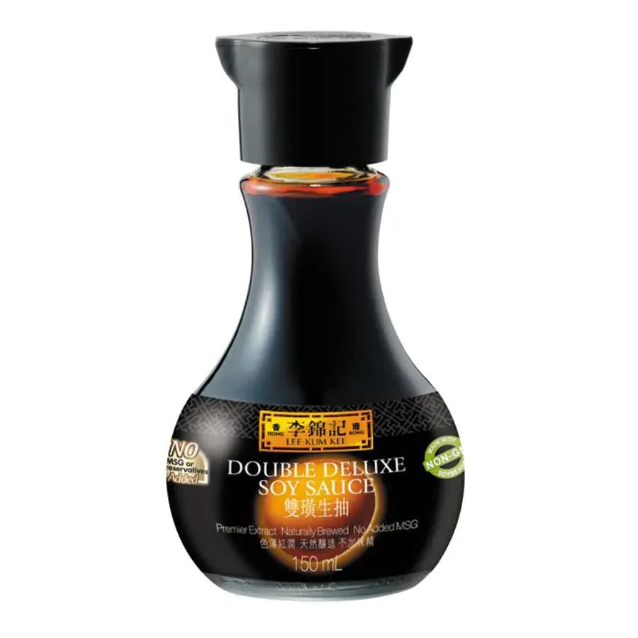 Best Before 24 Dec'25 LKK Double Deluxe Soy Sauce - 150ml-Global Food Hub