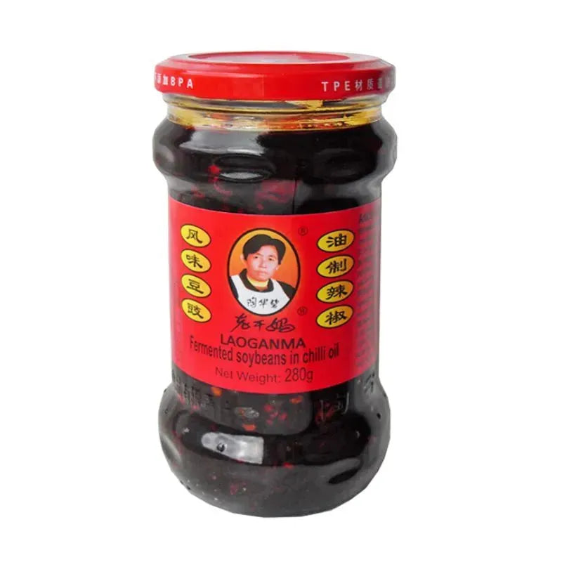 Best Before 26 January '25 - Lao Gan Ma - Fermented Soybean in Chilli Oil - 280g-Global Food Hub