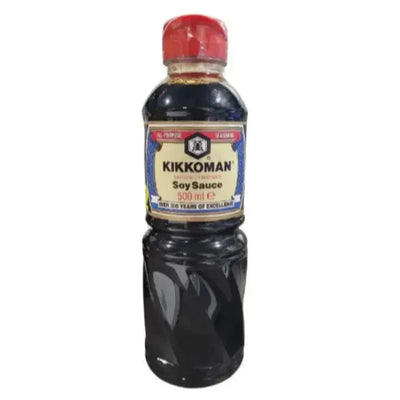 Best Before 26 September'25 Kikkoman - Soy Sauce (PET) - 500ml-Global Food Hub