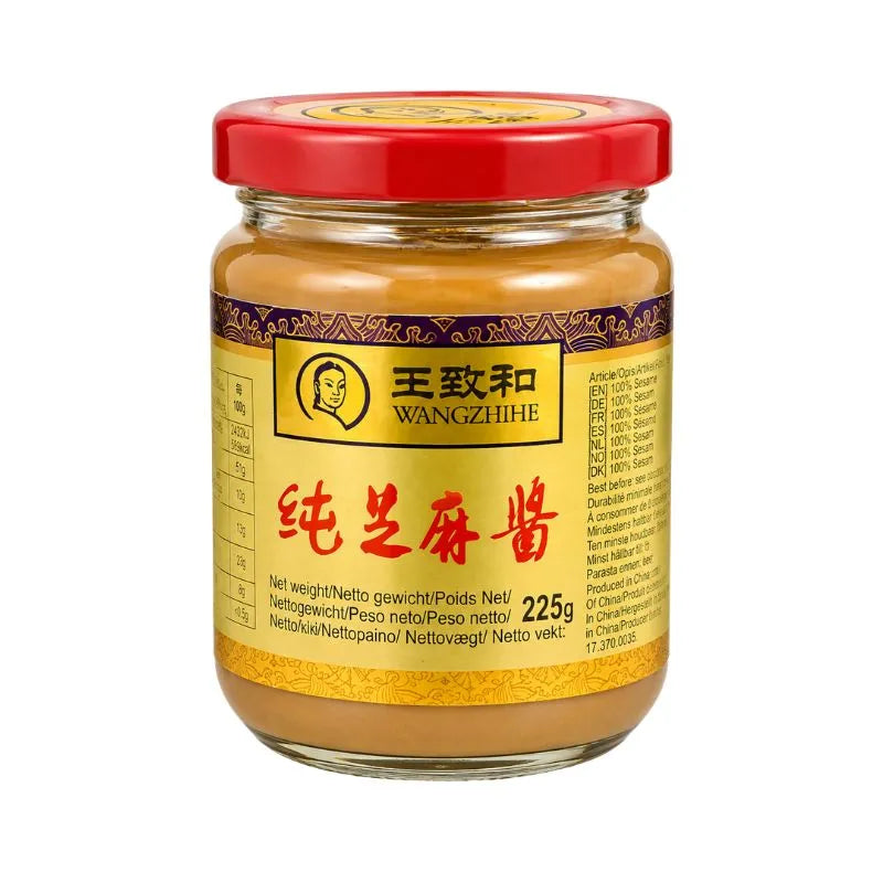 Best Before 28th Oct'2026 Wangzhihe Pure Sesame Paste - 225g-Global Food Hub