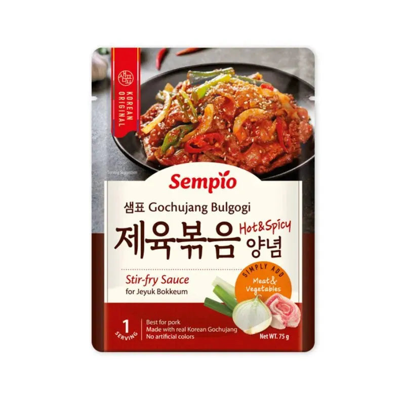 Best Before 3 Jan '25 SEMPIO Gochujang Bulgogi Sauce - 75g-Global Food Hub