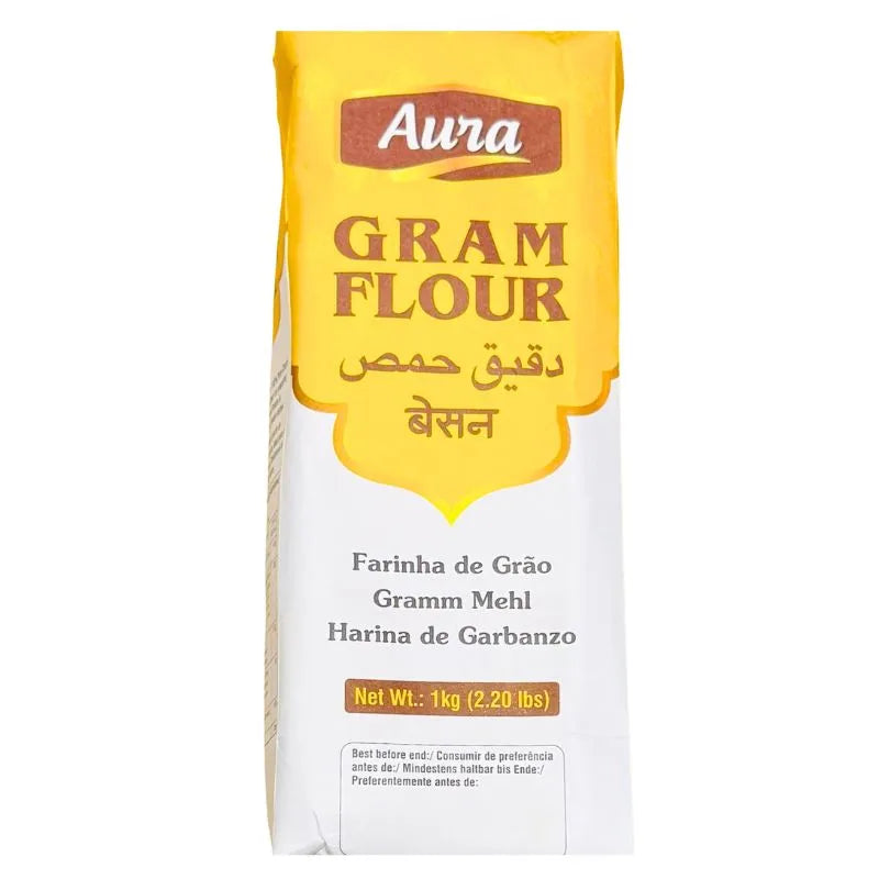 Best Before 3 July 2026 - Aura Gram Flour (Besan) - 1Kg-Global Food Hub