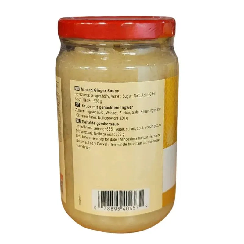 Best Before 3 June '26 LKK Minced Ginger - 326g-Global Food Hub