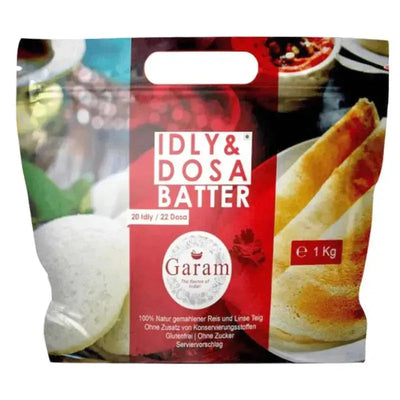 Best Before 30 December '24 Garam Foods - Fresh Idly/Dosa Batter - 1Kg-Global Food Hub