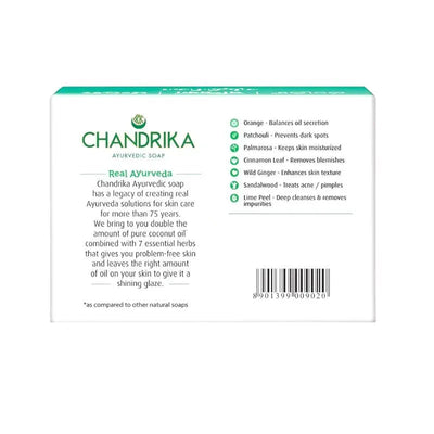 Best Before 30 June'26 Chandrika - Ayurvedic Soap - 75g-Global Food Hub