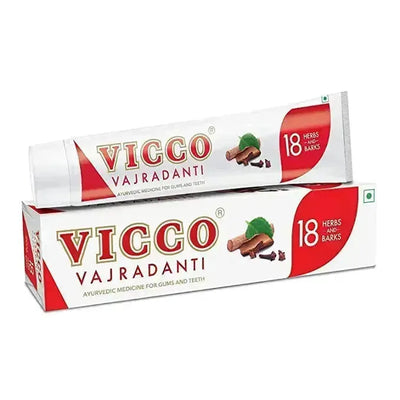 Best Before 30 June'26 Vicco Vajradanti Toothpaste - 100g-Global Food Hub