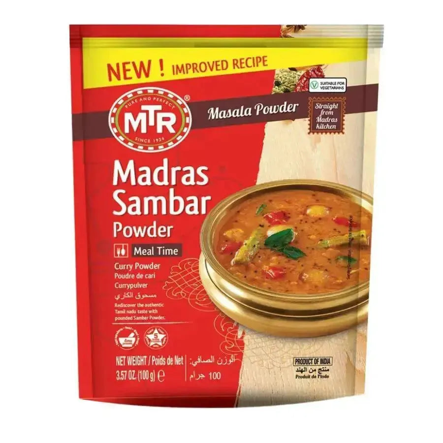 Best Before 30June'26 MTR Madras Sambar Powder - 100g-Global Food Hub
