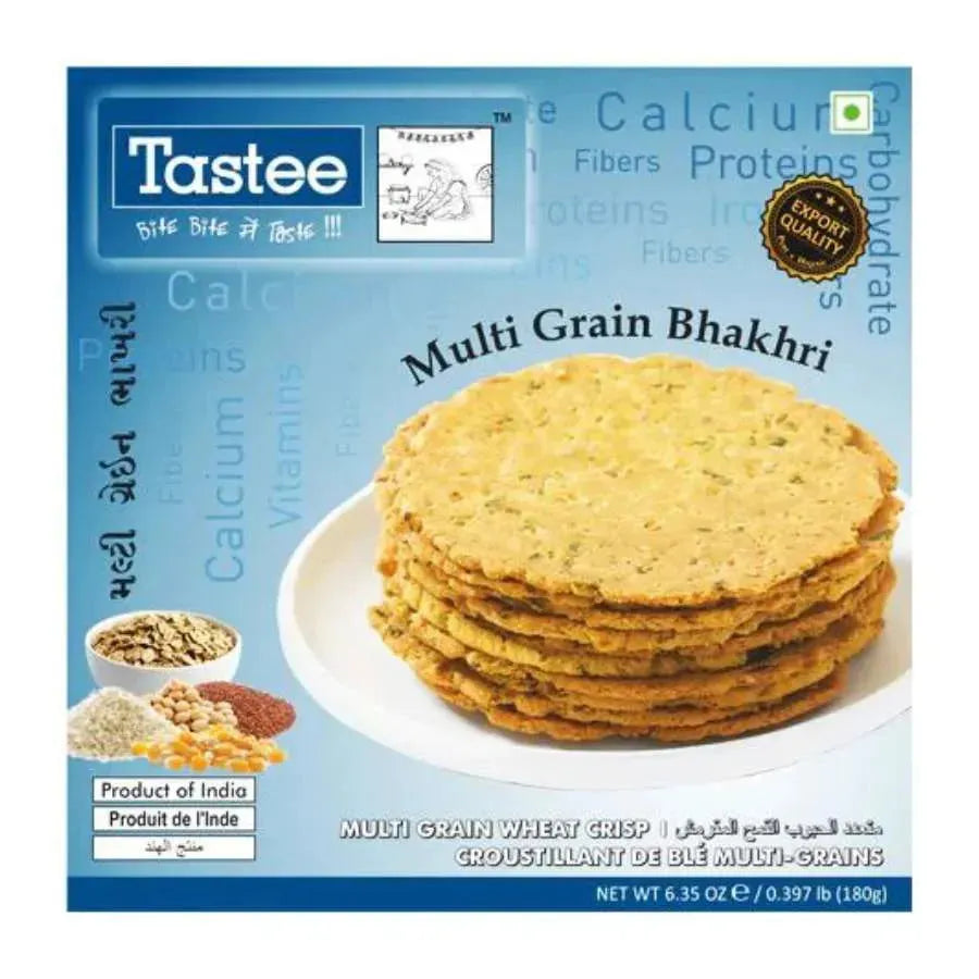 Best Before 30th November'26 Tastee Bhakhari Multigrain - 180g-Global Food Hub