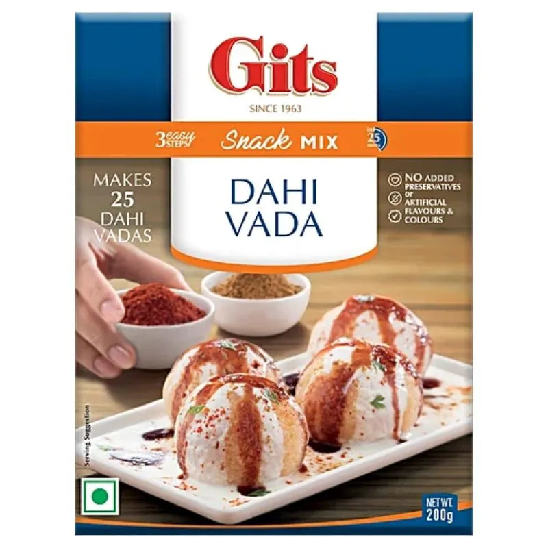 Best Before 30th Sep'26 Gits Dahi Vada Mix - 200g-Global Food Hub
