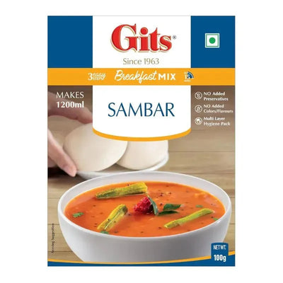 Best Before 31 March'26 Gits Sambar Mix - 100g-Global Food Hub