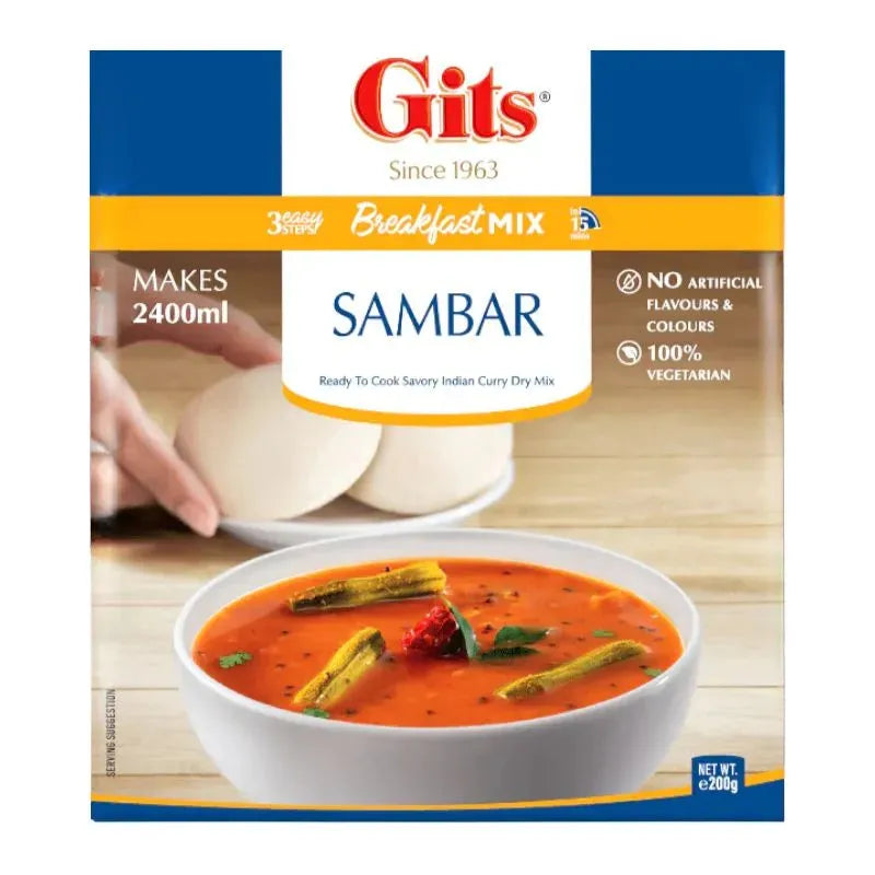 Best Before 31 March'26 Gits Sambar Mix - 200g-Global Food Hub
