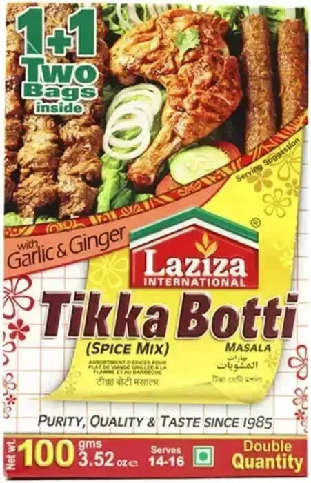 Best Before 31st Aug'26 Laziza Tikka Botti Masala - 100g-Global Food Hub
