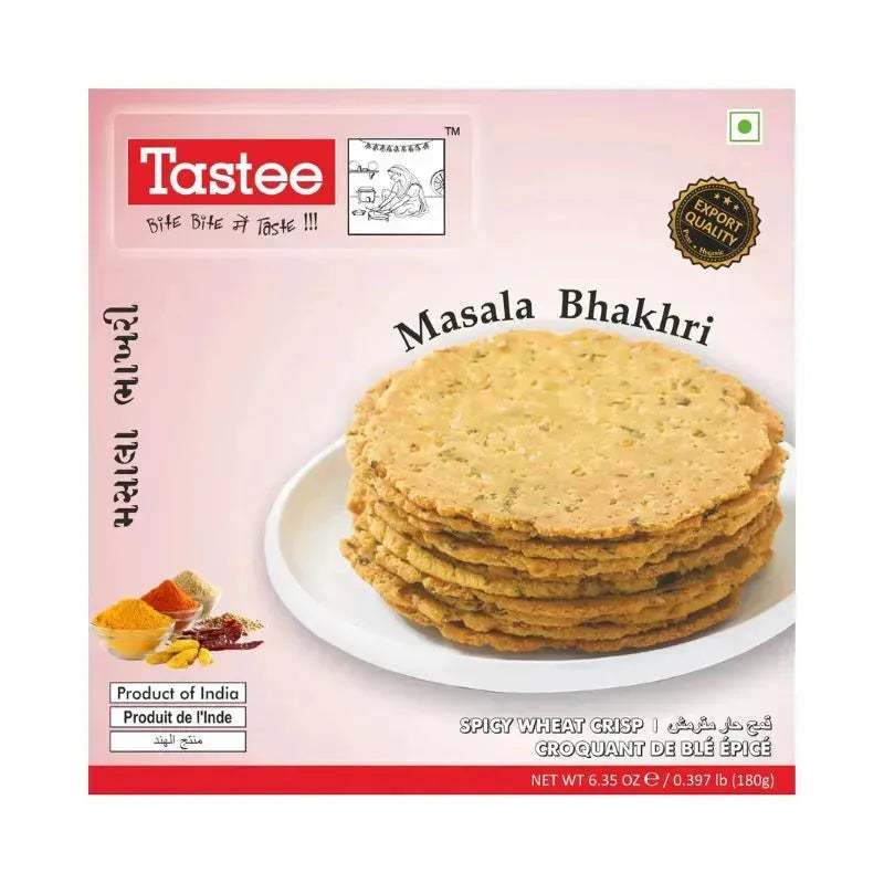 Best Before 31st Aug'26 Tastee Bhakhari Masala - 180g-Global Food Hub