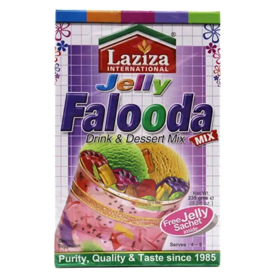 Best Before 31st August'26 Laziza - Falooda Mix Jelly 235g-Global Food Hub