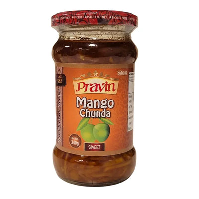 Best Before 31st August'26 Suhana Pravin Mango Chunda - 340g-Global Food Hub