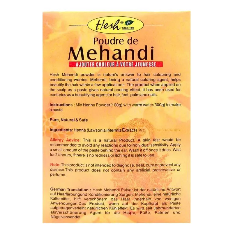 Best Before 31st December'26 Hesh Mehandi Powder - 100g-Global Food Hub